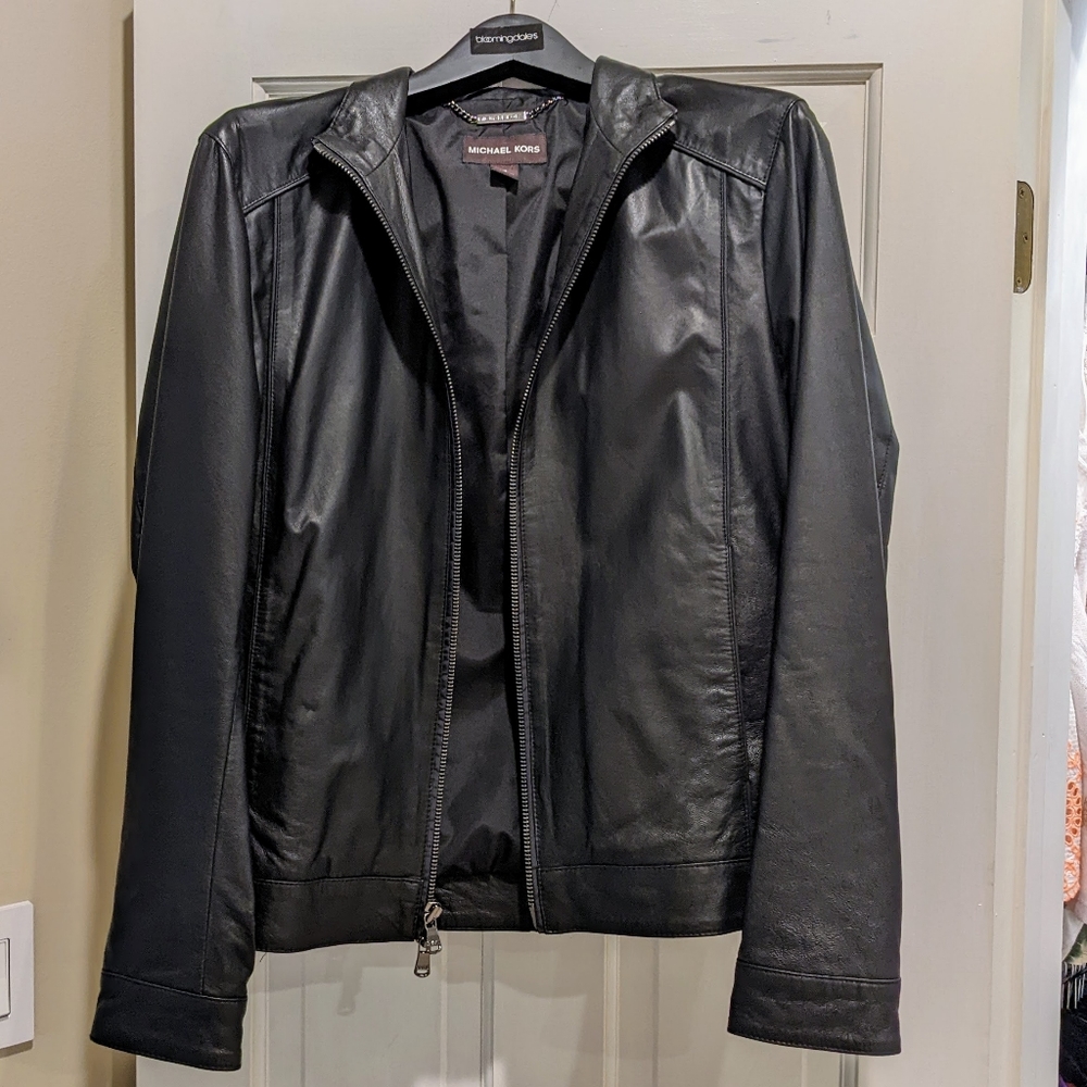 Men's Medium Michael Kors Leather Jacket